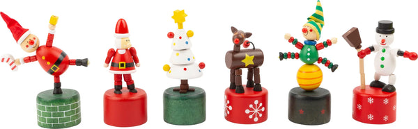 Display Dansende Figur (12 Stk) Træ – Jul – small foot