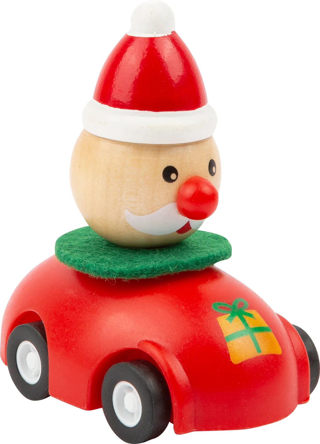 Pull-back julebil i træ 12 stk display – small foot