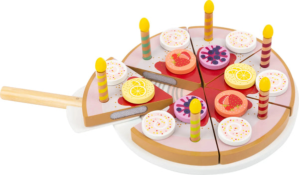 Cuttable Birthday Cake With Candles – small foot