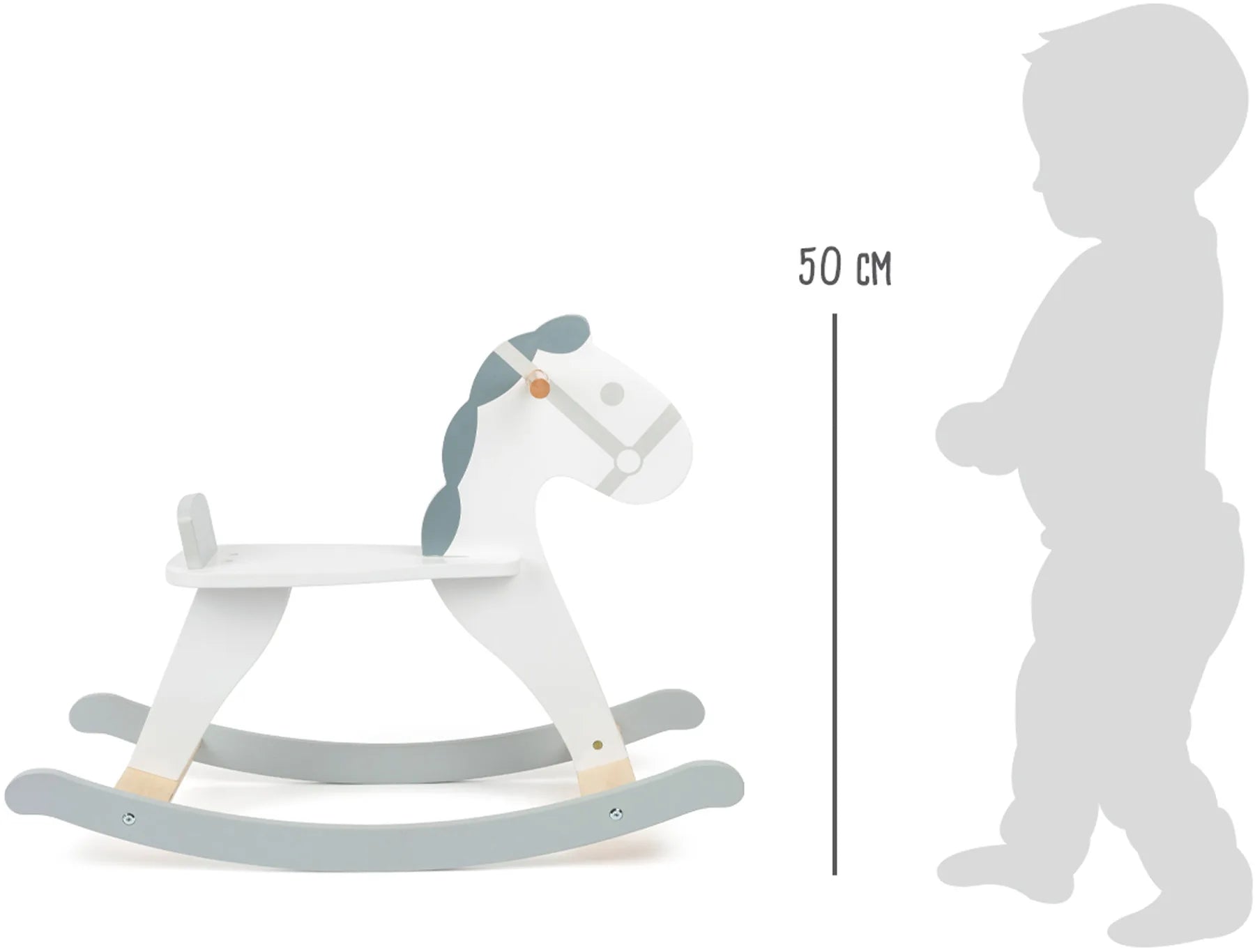 Gyngehest Træ – Skandi – small foot