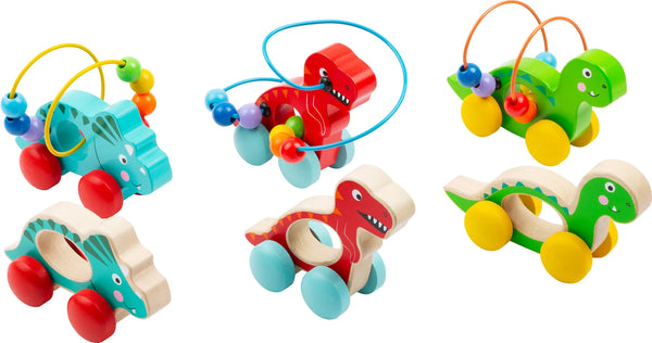 Display Skubbedyr (6 Stk) – Dinosaur – small foot