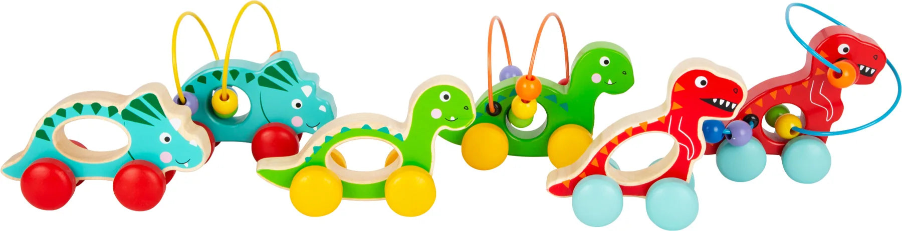 Display Skubbedyr (6 Stk) – Dinosaur – small foot