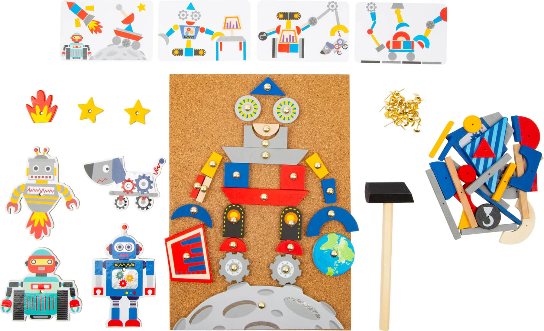 Hammer Og Søm Træ – Robot – small foot