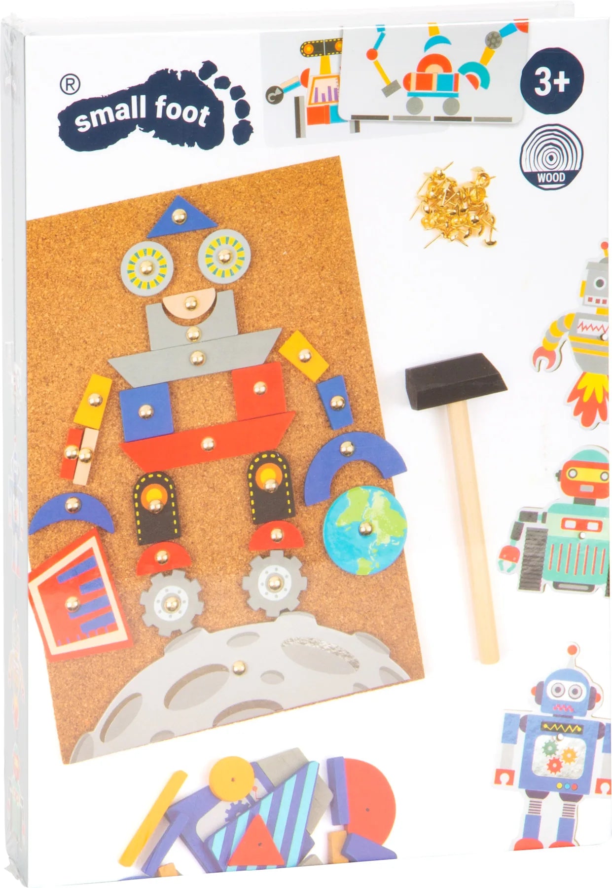 Hammer Og Søm Træ – Robot – small foot