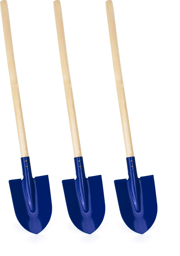 Børneskovle sæt 3 stk metal/træ, lille størrelse til sandkasse 70x13 cm – small foot
