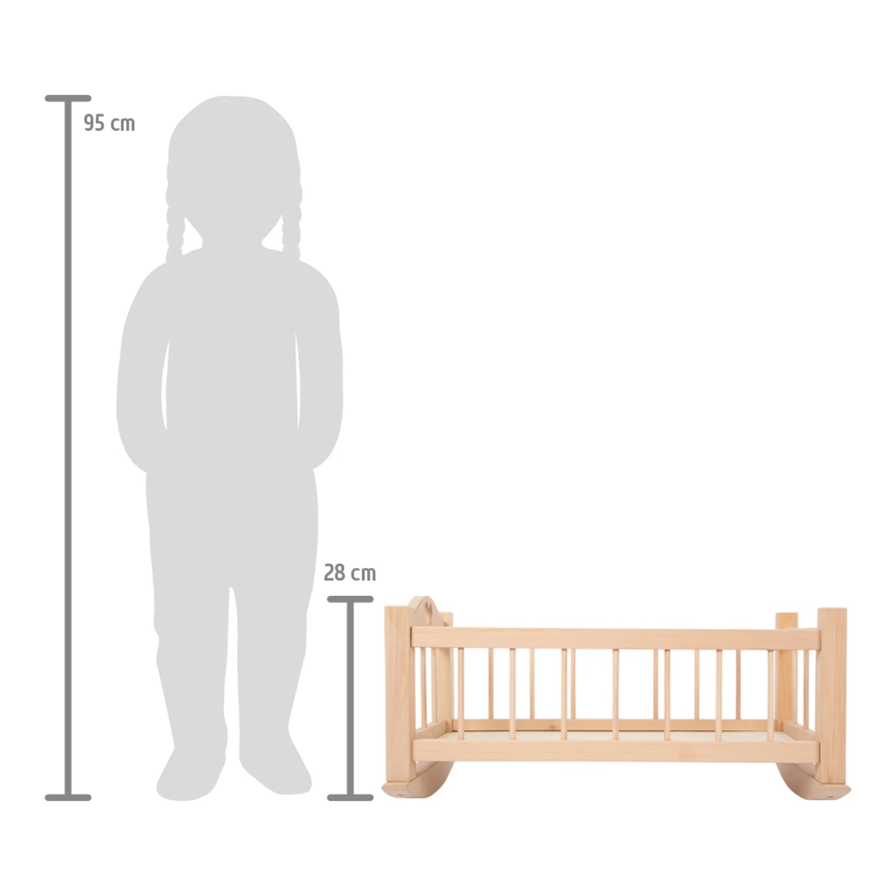 Vugge Til Dukke Træ – Natur – small foot