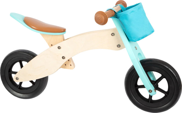 Løbecykel 2 I 1 Træ – Trike Maxi, Turkis – small foot