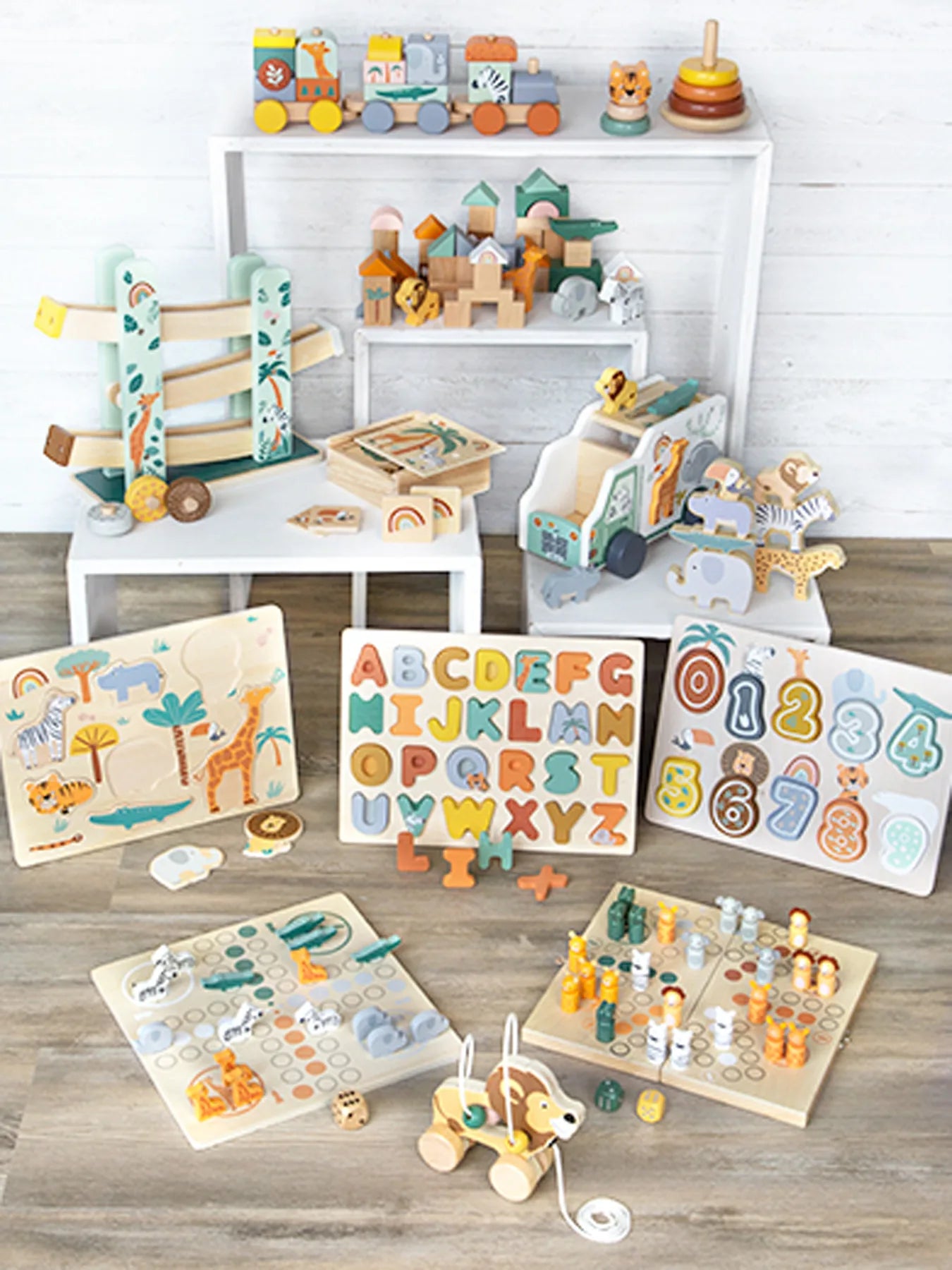 Puslespil Med Tal Træ – Safari – small foot