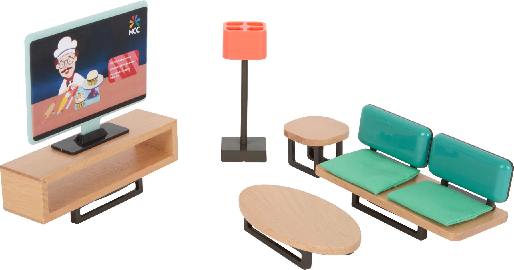 Dukkehus Møbelsæt Træ – Moderne – small foot