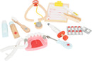 Lægekuffert & Tandlægesæt 2-i-1 i træ med instrumenter til rollespil – small foot