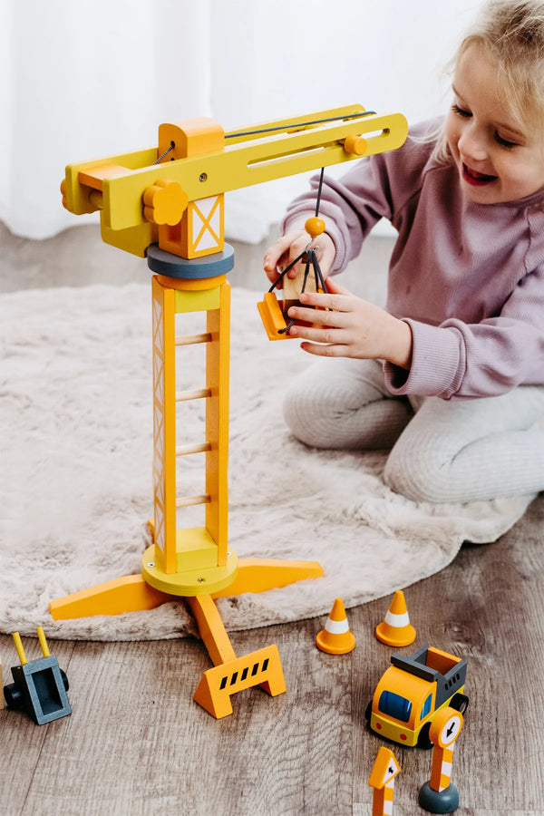 Byggekran Med Tilbehør – small foot