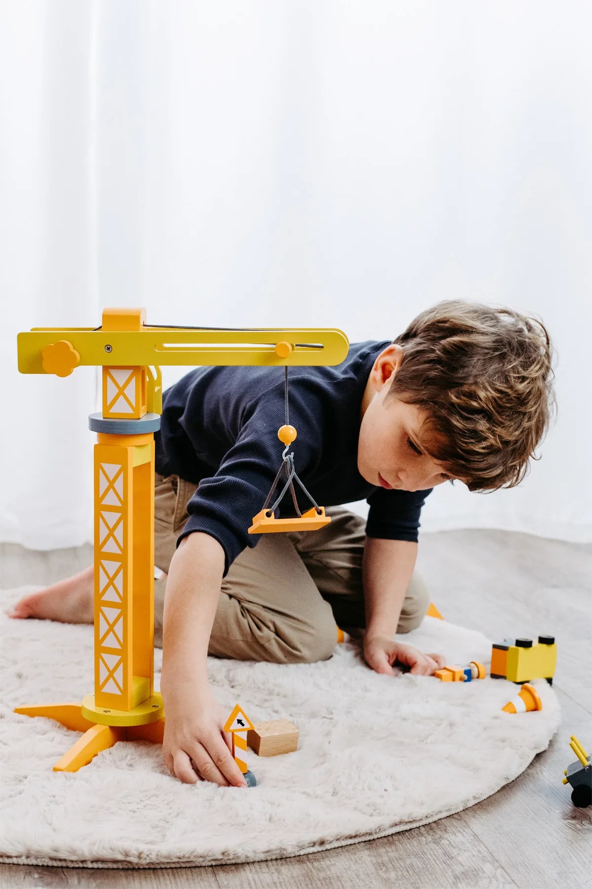 Byggekran Med Tilbehør – small foot
