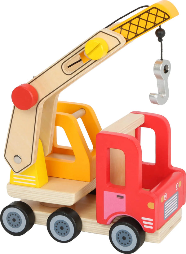Truck Med Kran Træ – small foot