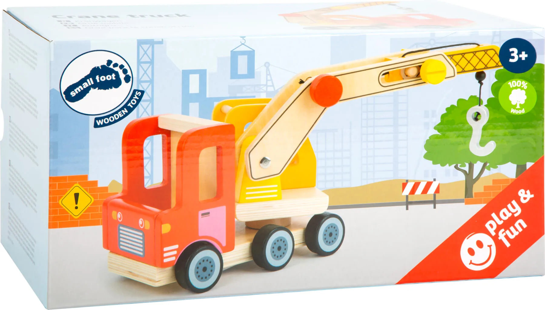 Truck Med Kran Træ – small foot