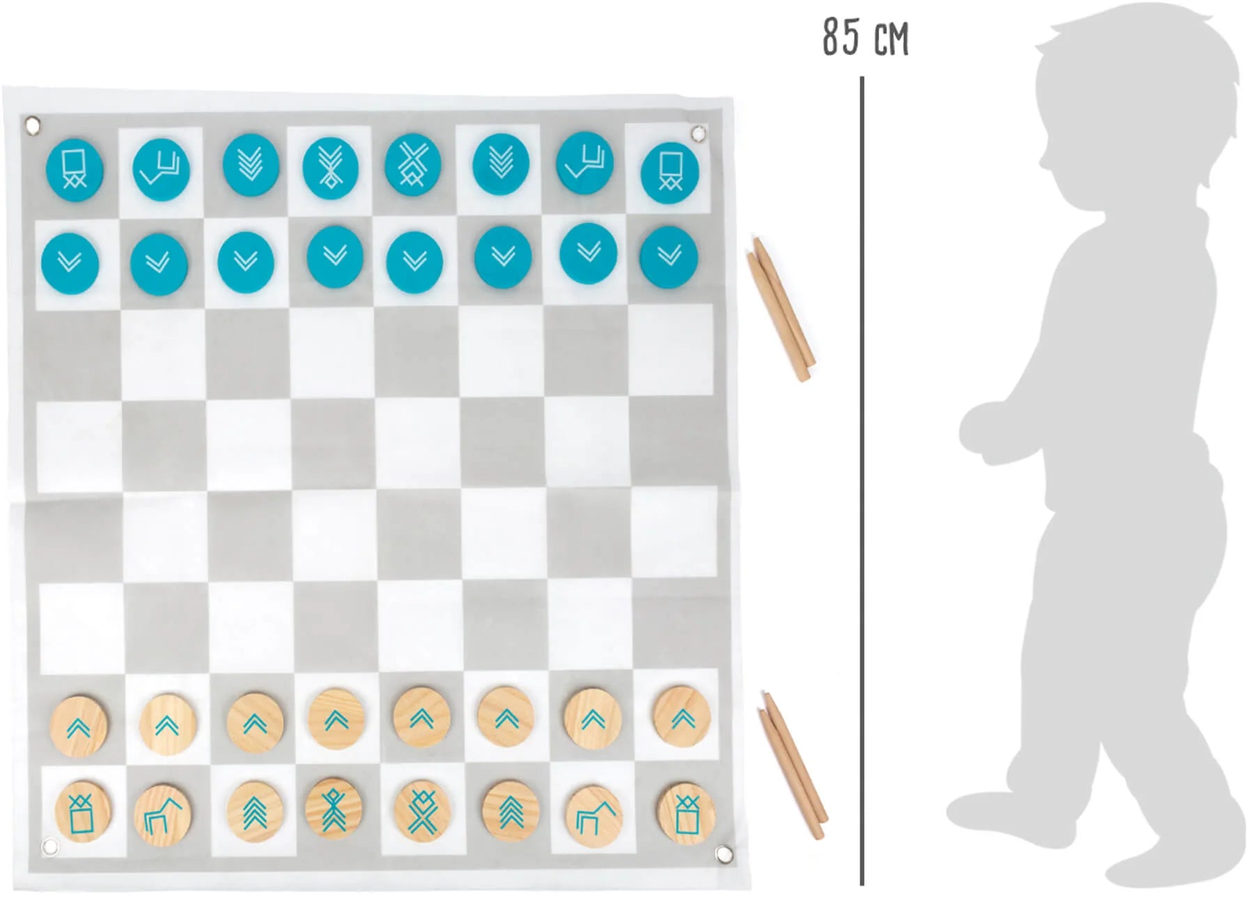 Dam Og Skak Spil Til Havebrug – Active – small foot