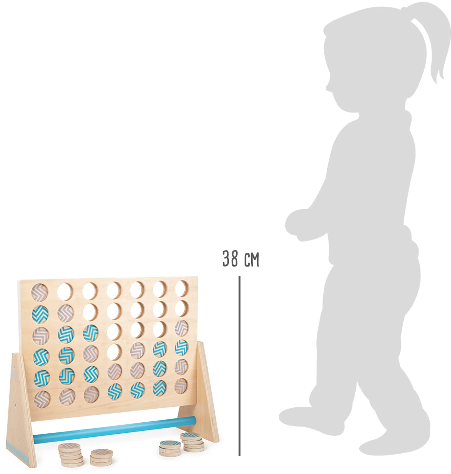 4 På Række Spil Træ – Active – small foot