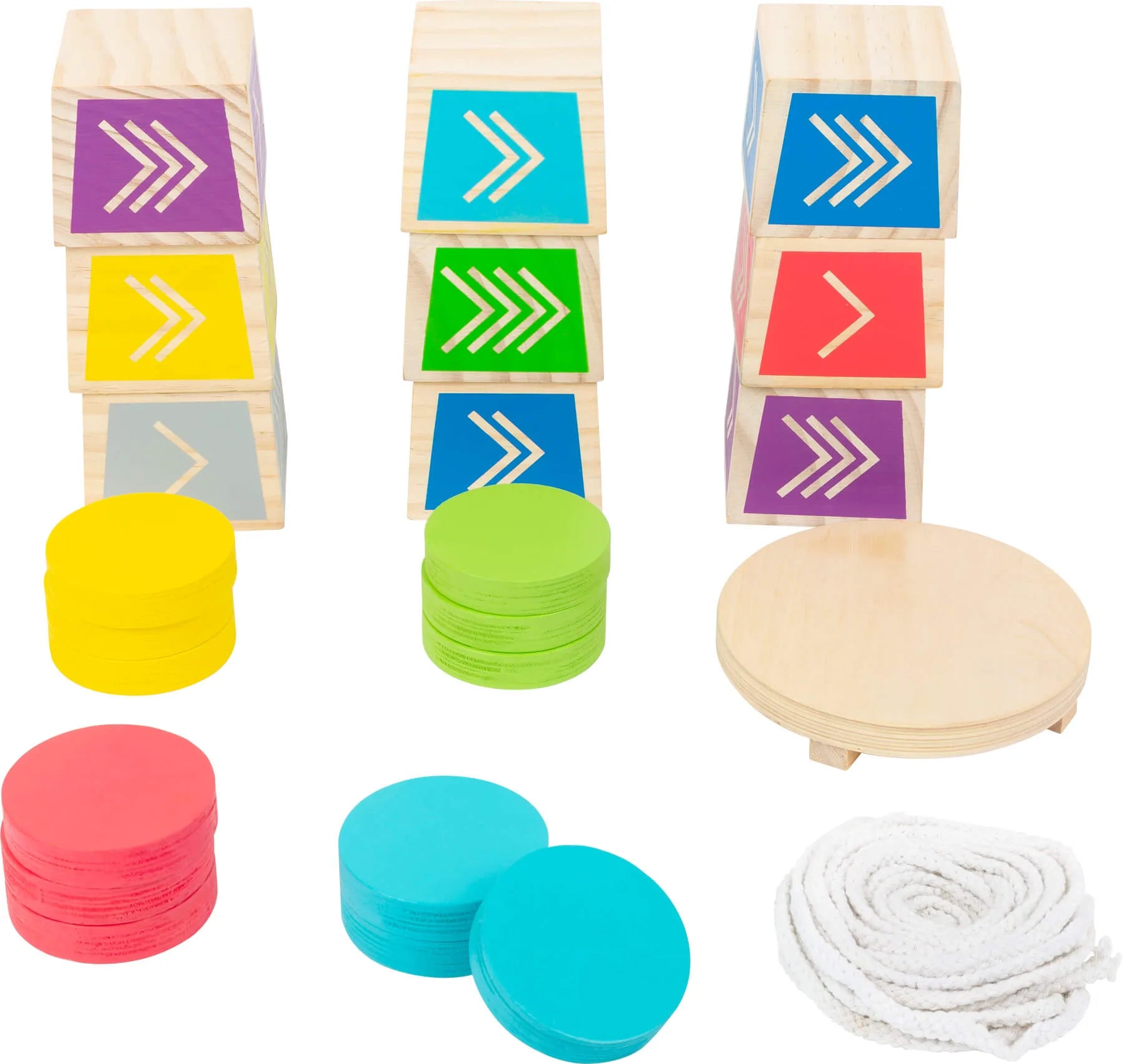 Udendørs Vertikal Kastespil Træ – Active – small foot