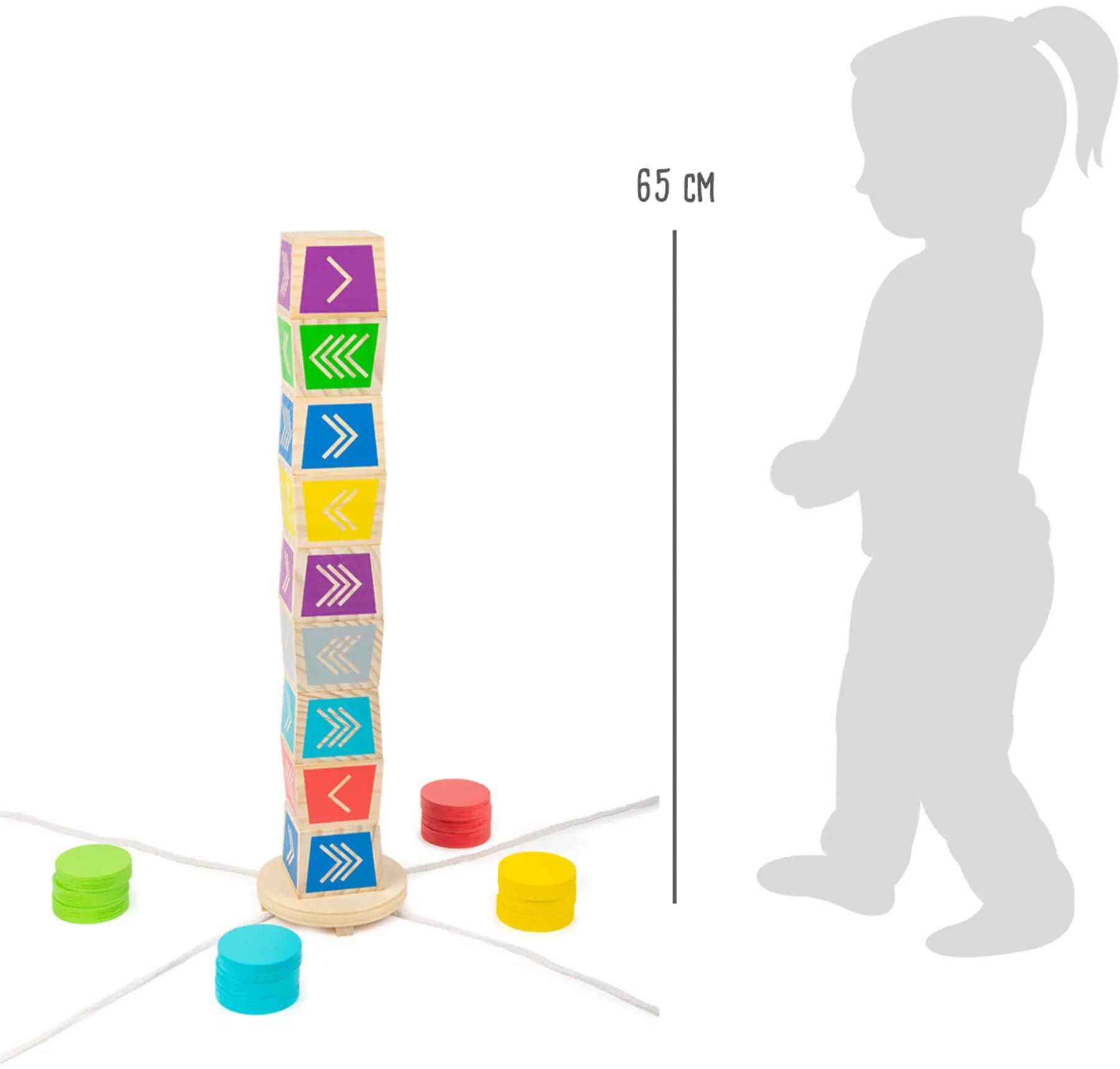 Udendørs Vertikal Kastespil Træ – Active – small foot