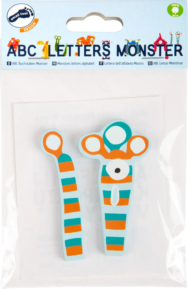 Abc Bogstav Monster Reese – Bambus – small foot