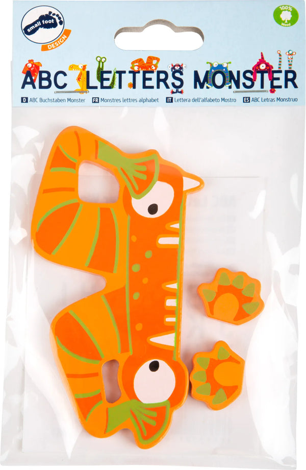 Abc Bogstav Monster Woody – Bambus – small foot