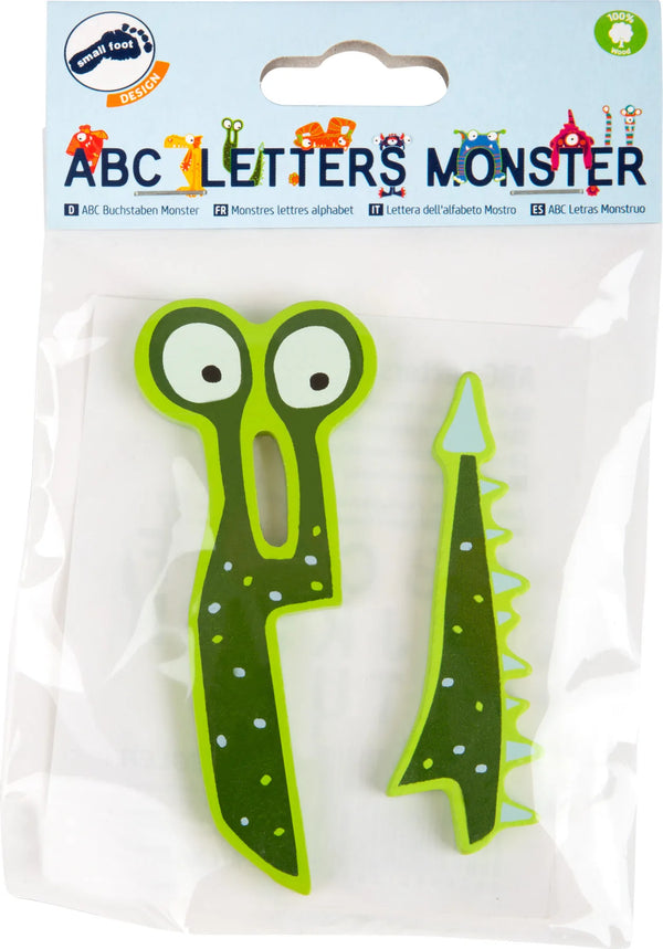 Abc Bogstav Monster Clooney – Bambus – small foot