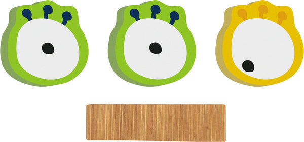 Abc Bogstav Monster Eyes – Bambus – small foot