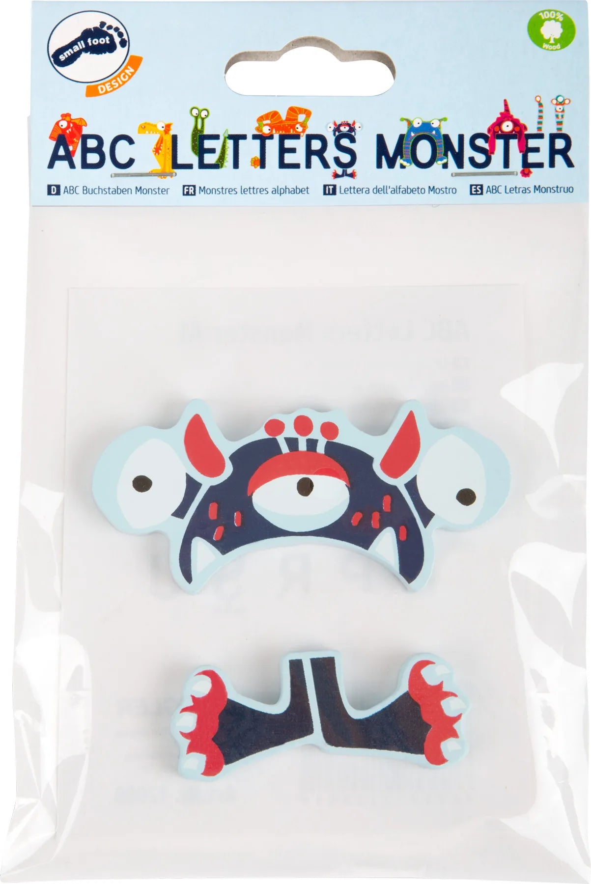 Abc Bogstav Monster Al – Bambus – small foot