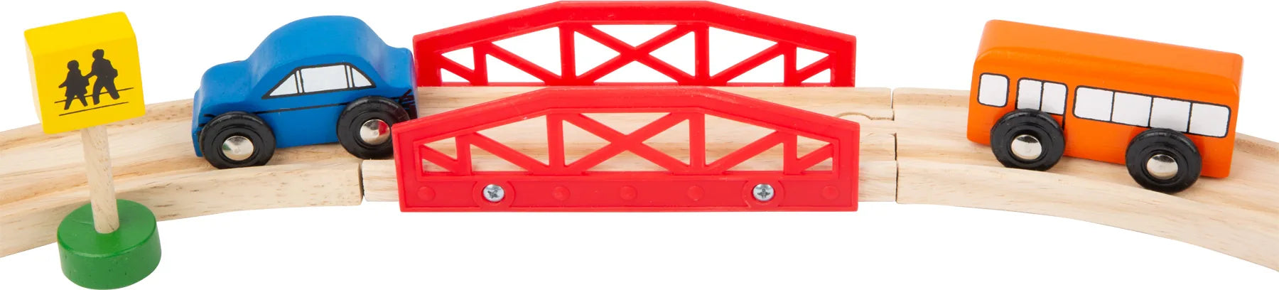 Togbanesæt Med Broer Træ – small foot