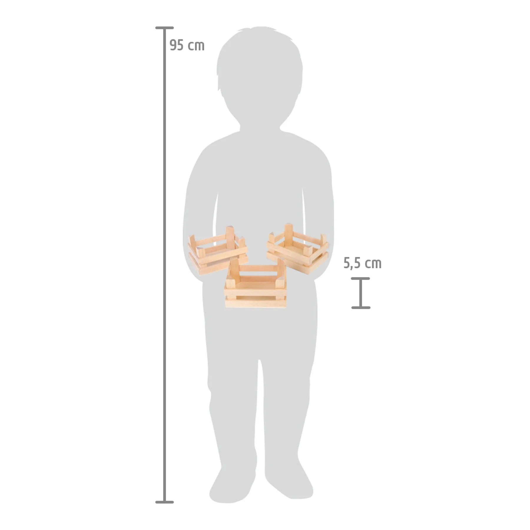 Kasse (3 Stk.) Små – Natur – small foot