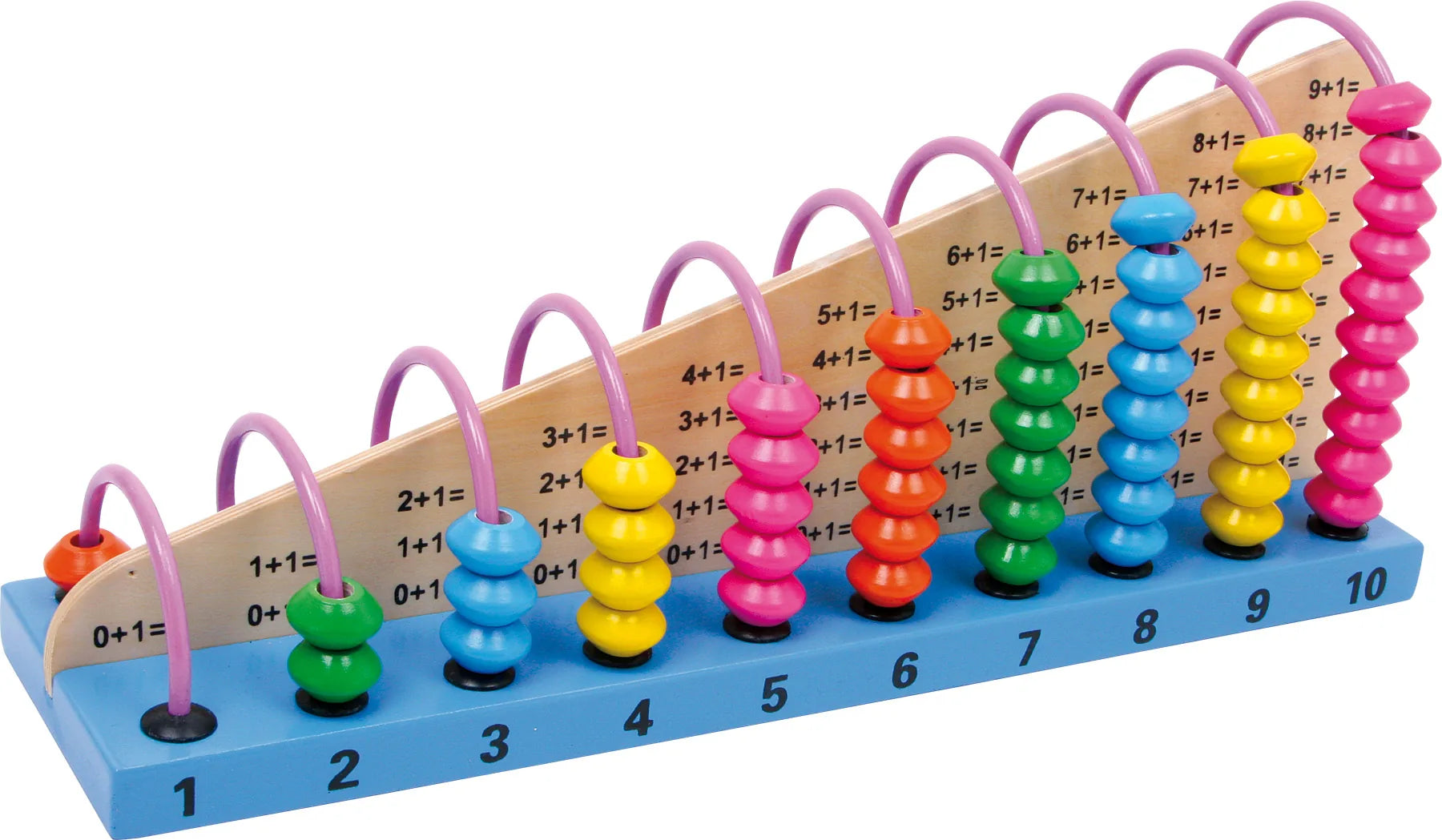 Kugleramme 10 buer med tælle- og regneopgaver, træ/metal – small foot