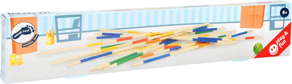 Mikado XXL udendørs træspil 75 cm, 24 dele – small foot