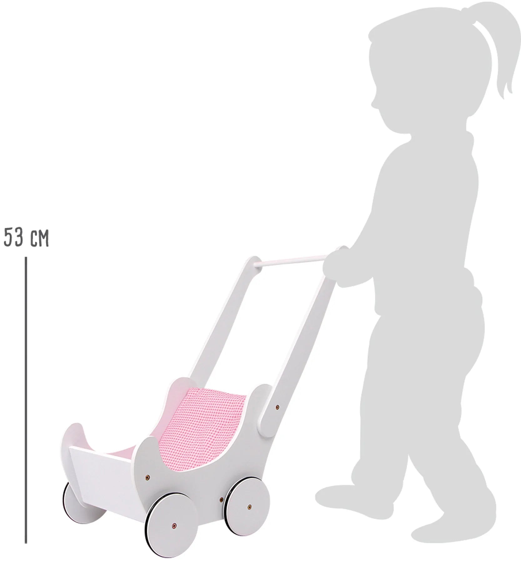Dukkevogn Med Madras Træ – small foot