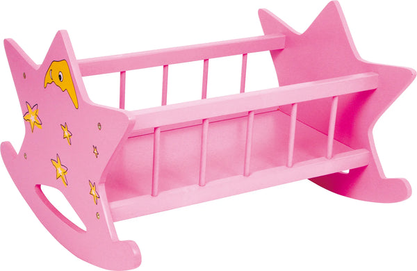 Vugge Til Dukke Træ – Star, Rosa – small foot