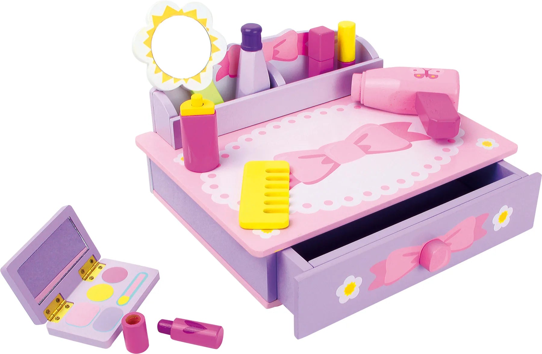 Small Foot Sminkebord Træ – Sløjfe – Interiør og Børnemøbler - Inde og udemøbler til børn - Stole, borde og skriveborde