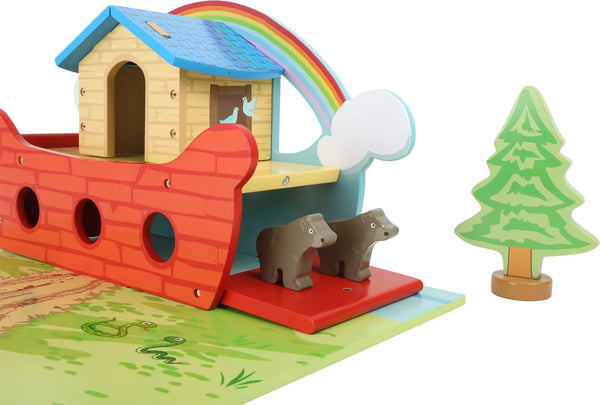 Small Foot Noahs Ark – Regnbue – Leg - Børn - Tog, biler, transport og anlæg