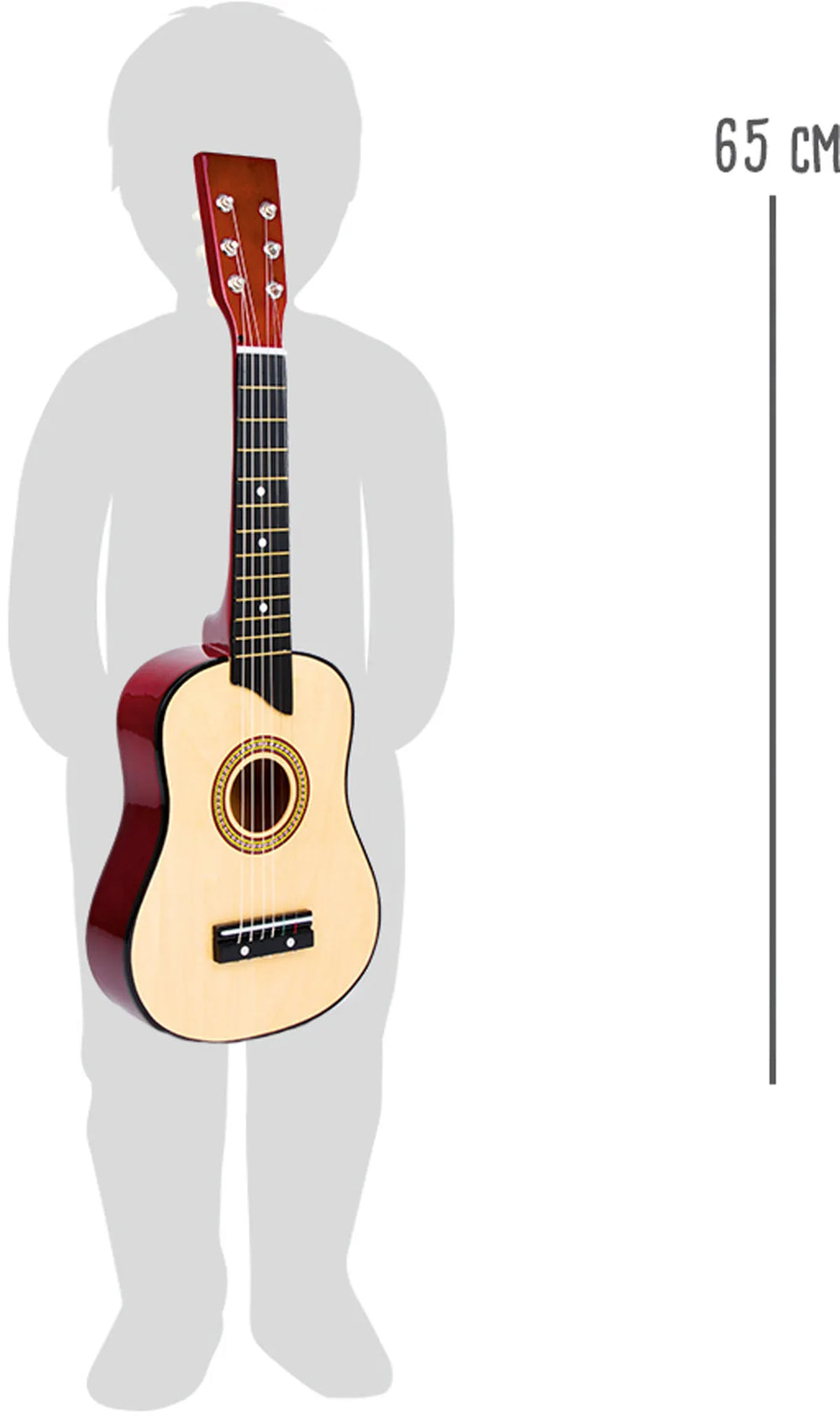 Guitar Træ – Natural – small foot