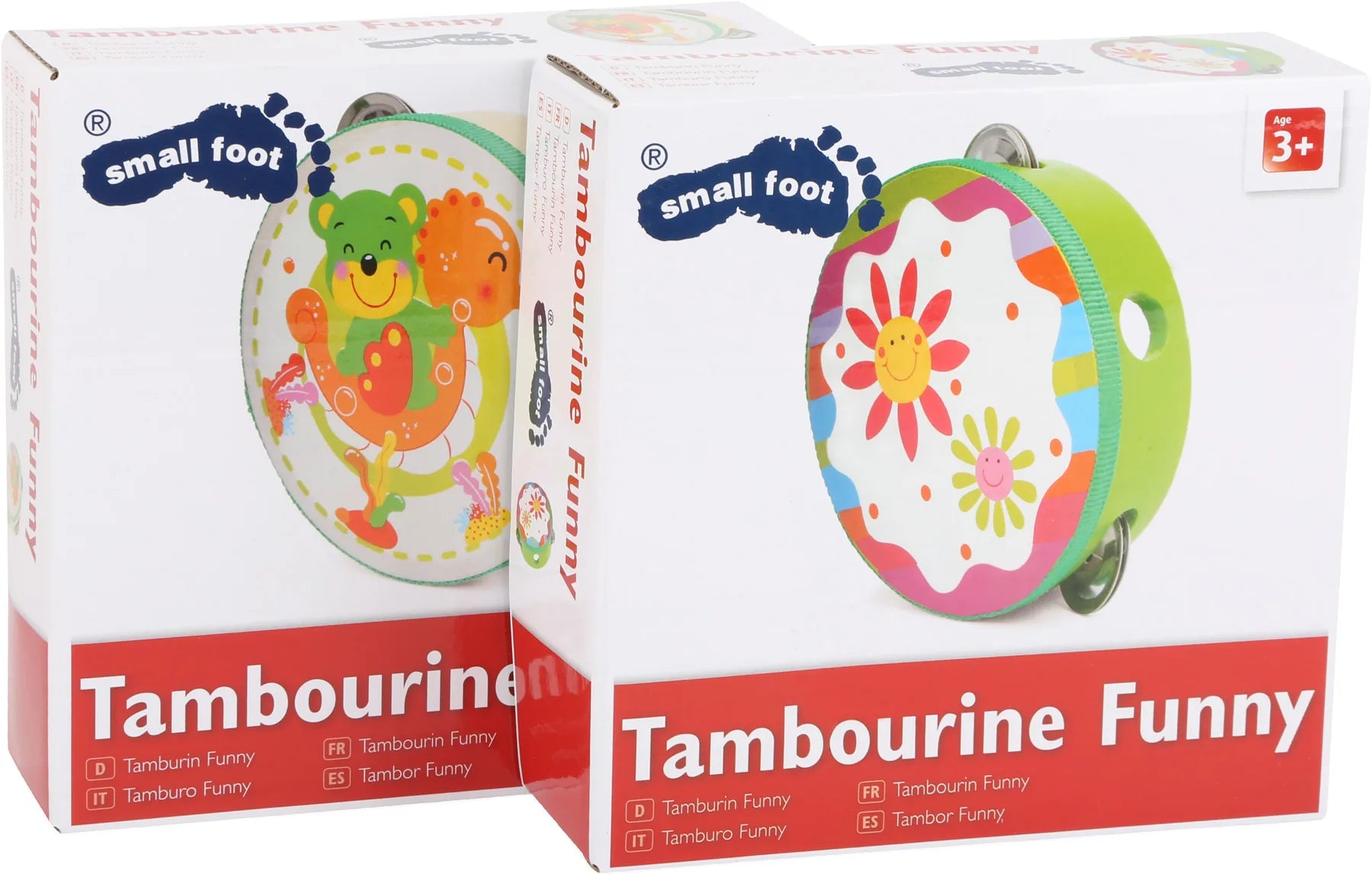 Tambourin (2 Stk.) Træ – small foot