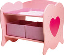 Small Foot Baby Puslebord – Rosa – Leg - Børn - Bamser, dukker og udstyr