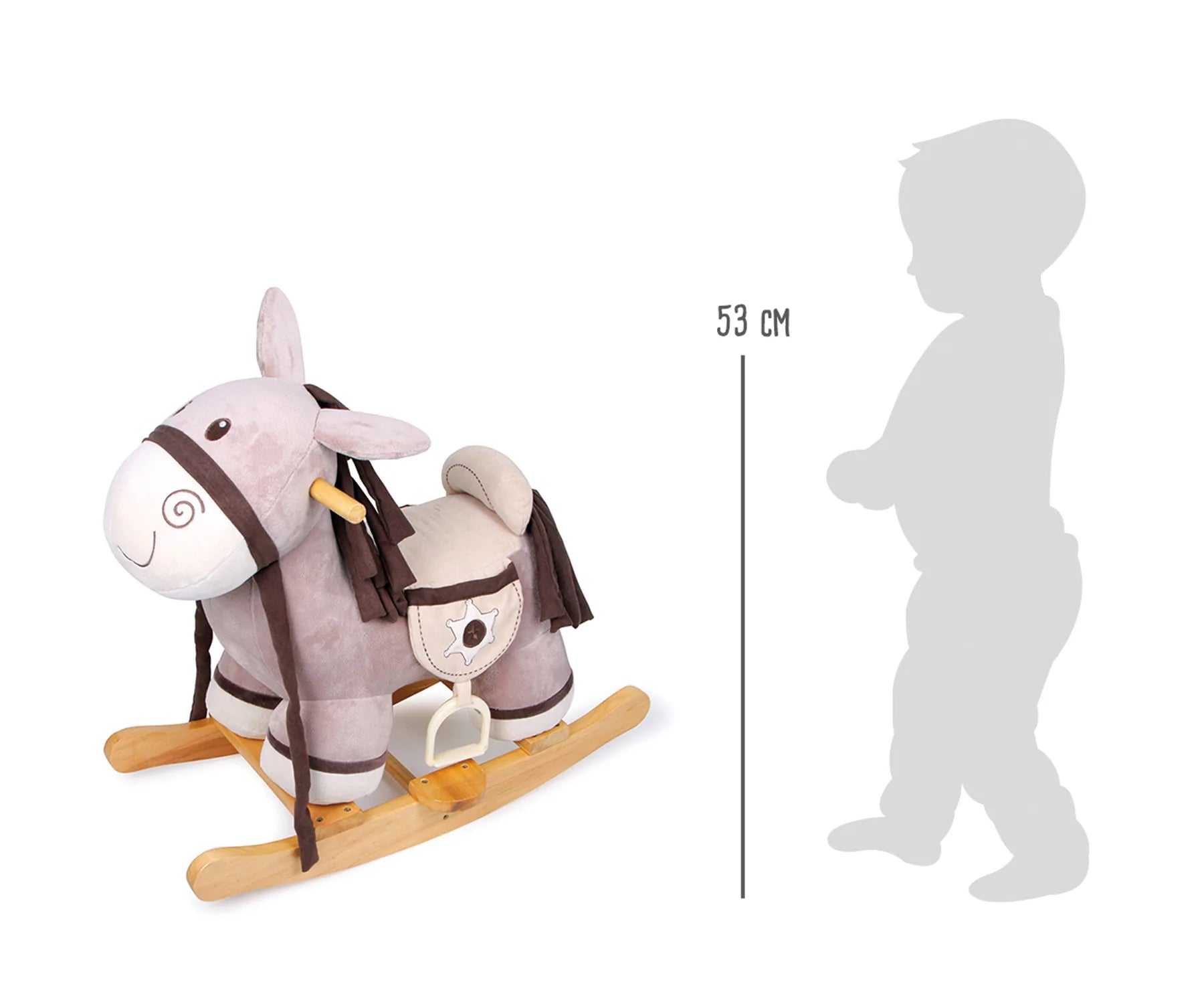 Gyngehest Træ – Sherif – small foot