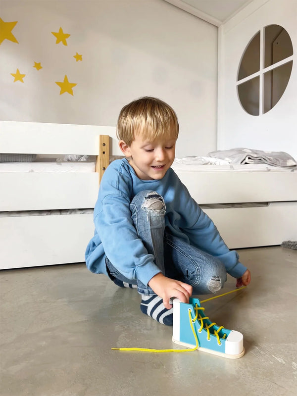 Bind Snørebånd På Støvler (2 Stk.) Træ – small foot