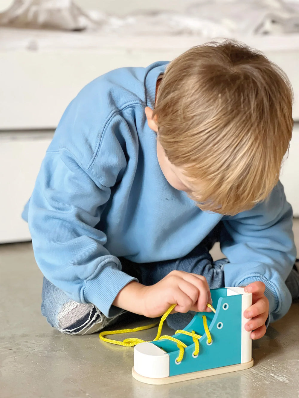 Bind Snørebånd På Støvler (2 Stk.) Træ – small foot