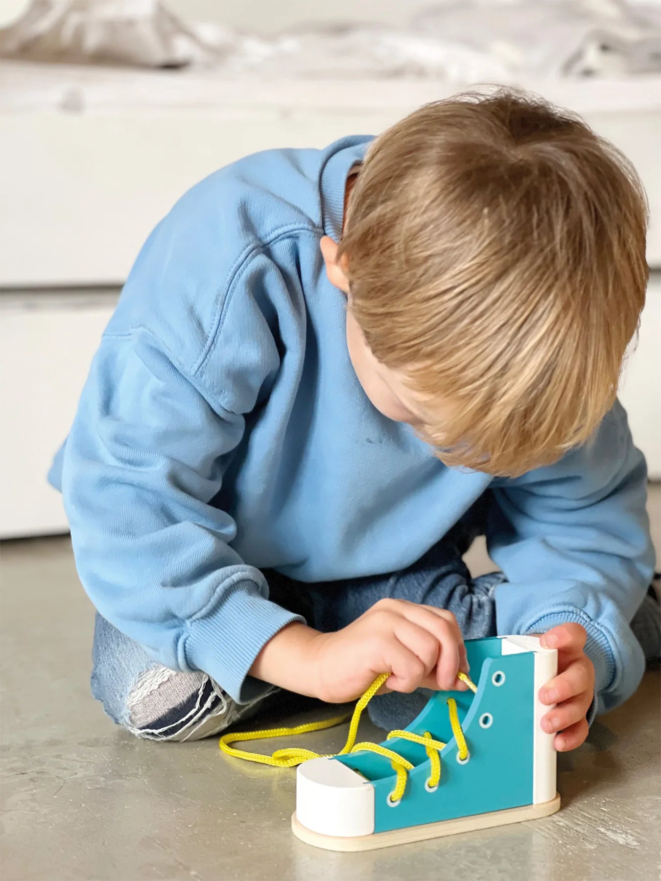 Bind Snørebånd På Støvler (2 Stk.) Træ – small foot