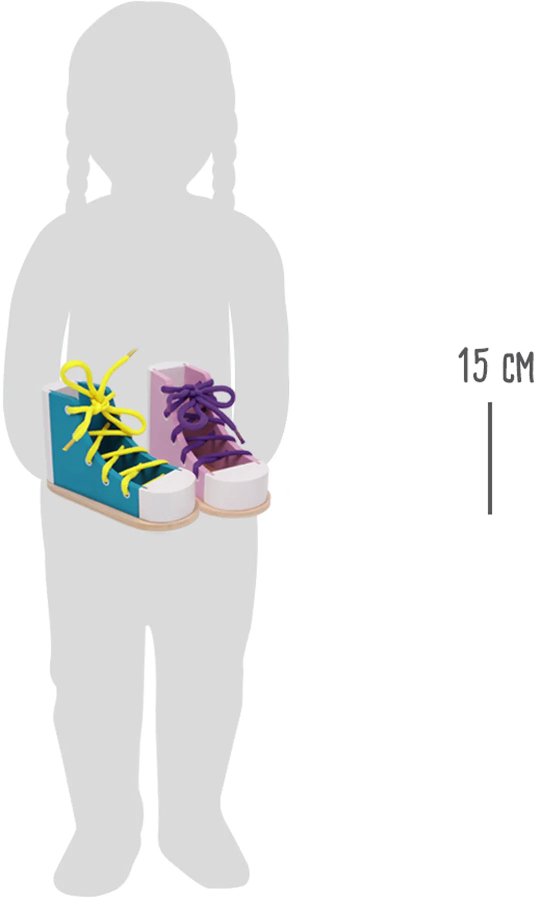 Bind Snørebånd På Støvler (2 Stk.) Træ – small foot