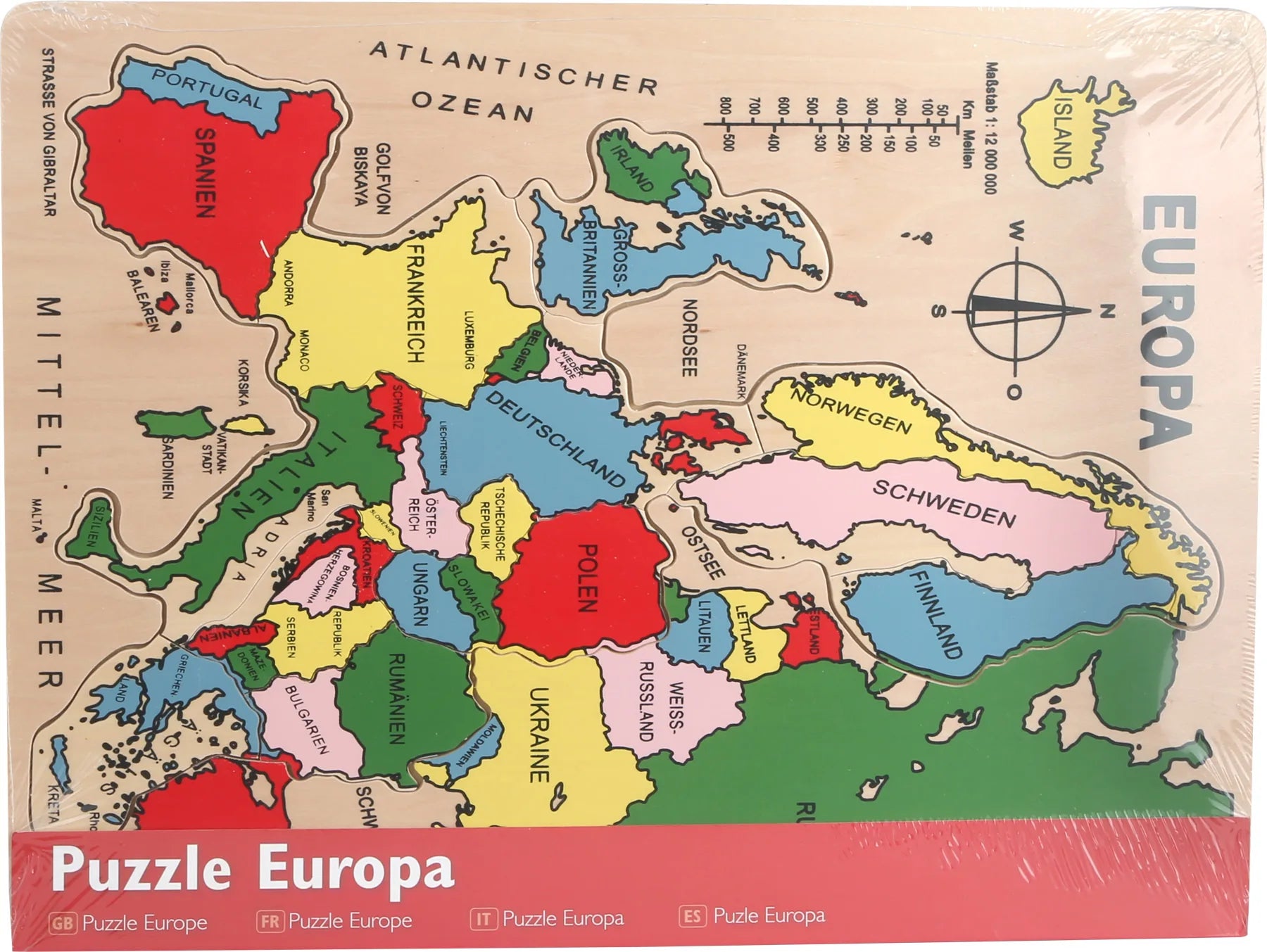 Puslespil - Europa - small foot