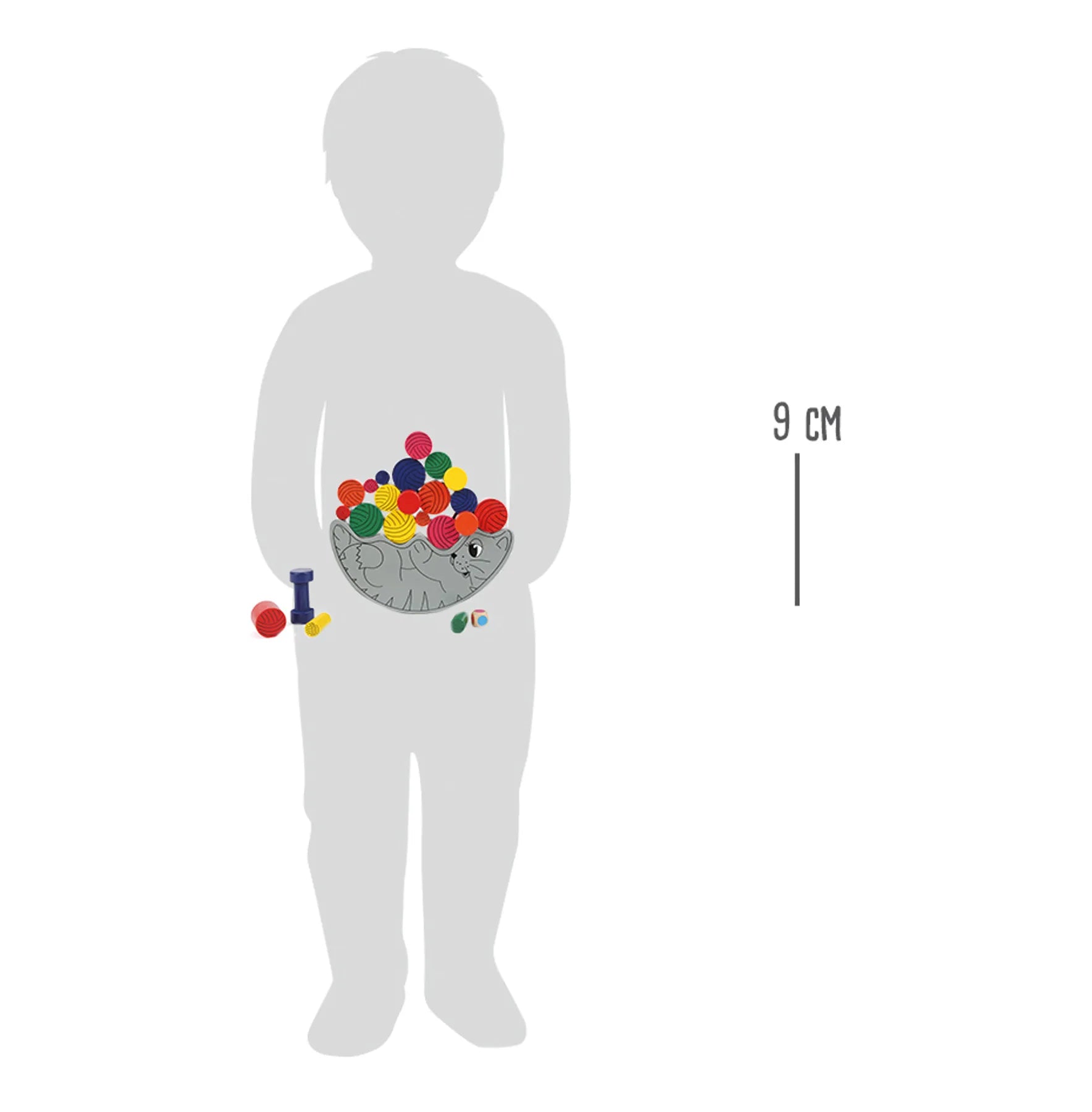 Balance Spil Træ – Kat – small foot