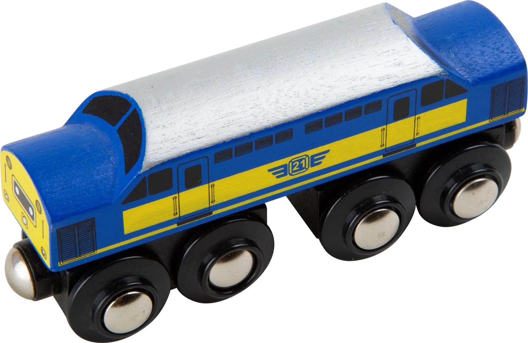 Display Lokomotiver (24Stk) Træ – small foot