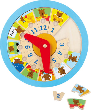 Small Foot Lær Klokken – Lille Bjørn – Leg - Kreativitet - Tælle og regne
