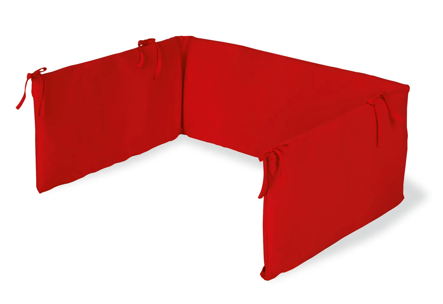 Pinolino Sengerand Til Babyseng (165X28 Cm) – Frotté, Rød – Interiør og Børnemøbler - Inde og udemøbler til børn - Madrasser og sengerande