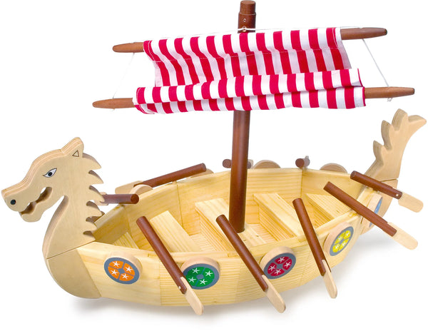 Small Foot Drage Båd Træ – Leg - Børn - Tog, biler, transport og anlæg