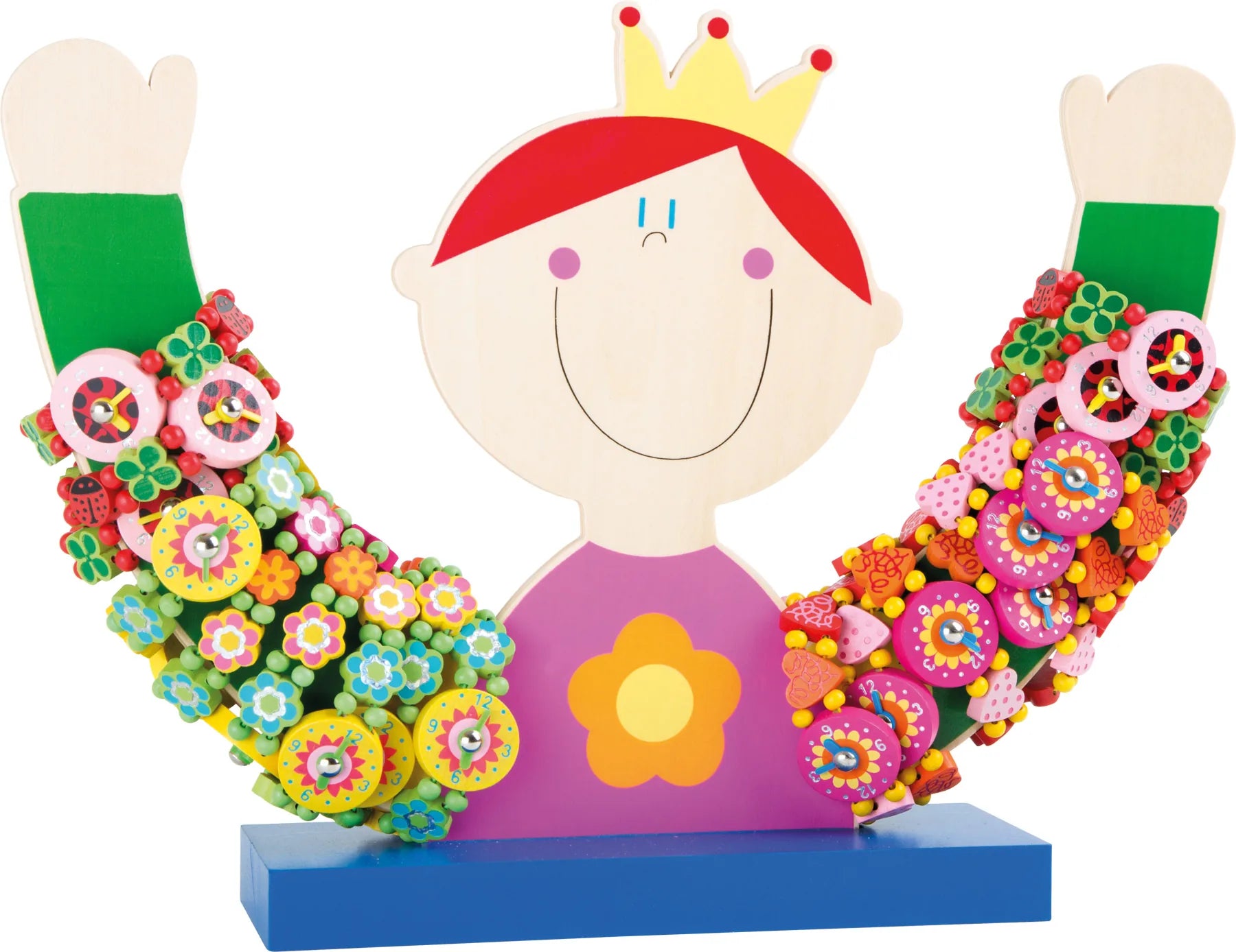 Small Foot Display Prinsesse Ure (36 Stk) Træ – Træ – Leg - Øvrigt legetøj - Displays